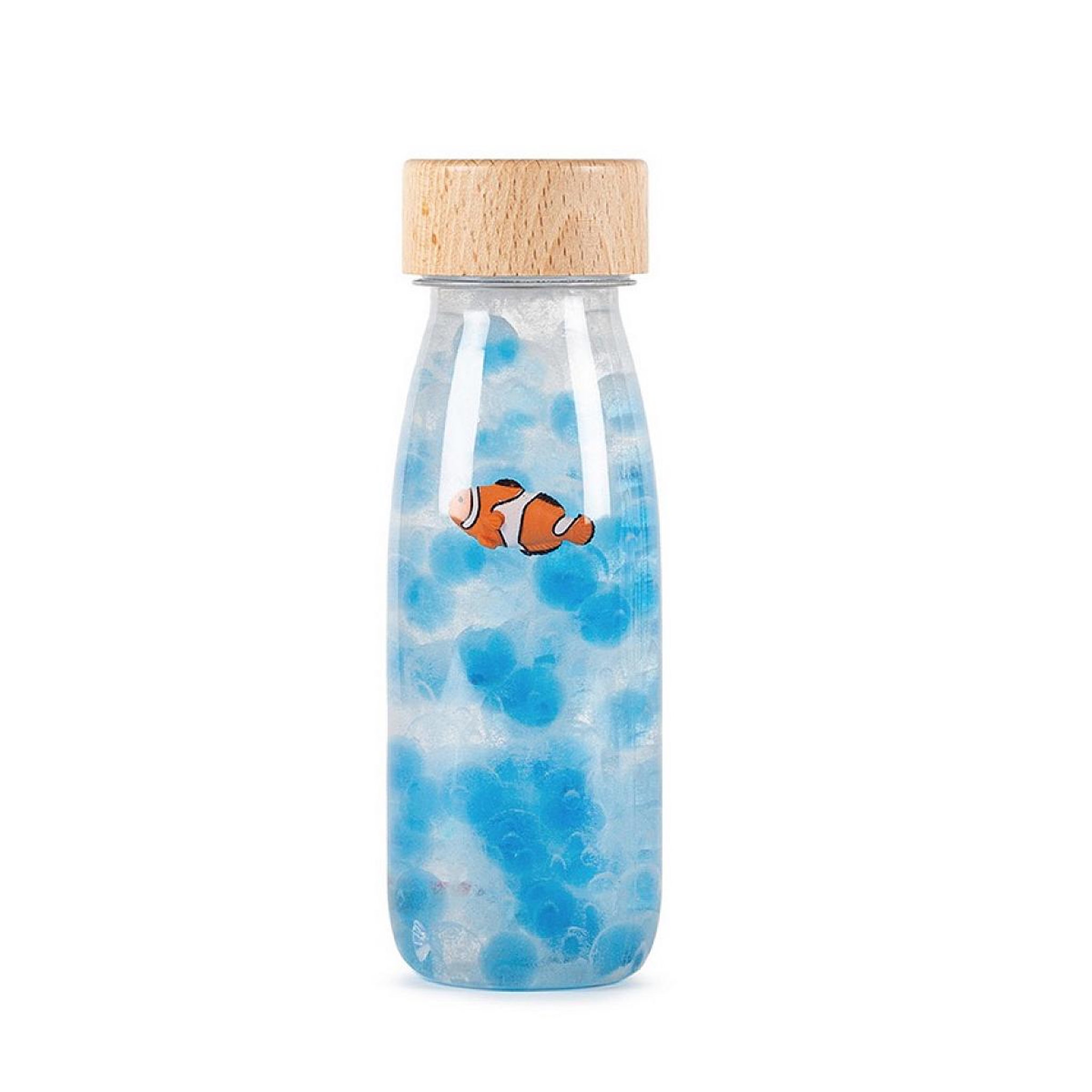 Voir la diapositive 2 : PETIT BOUM sound bottle fish - bouteille sensoreille