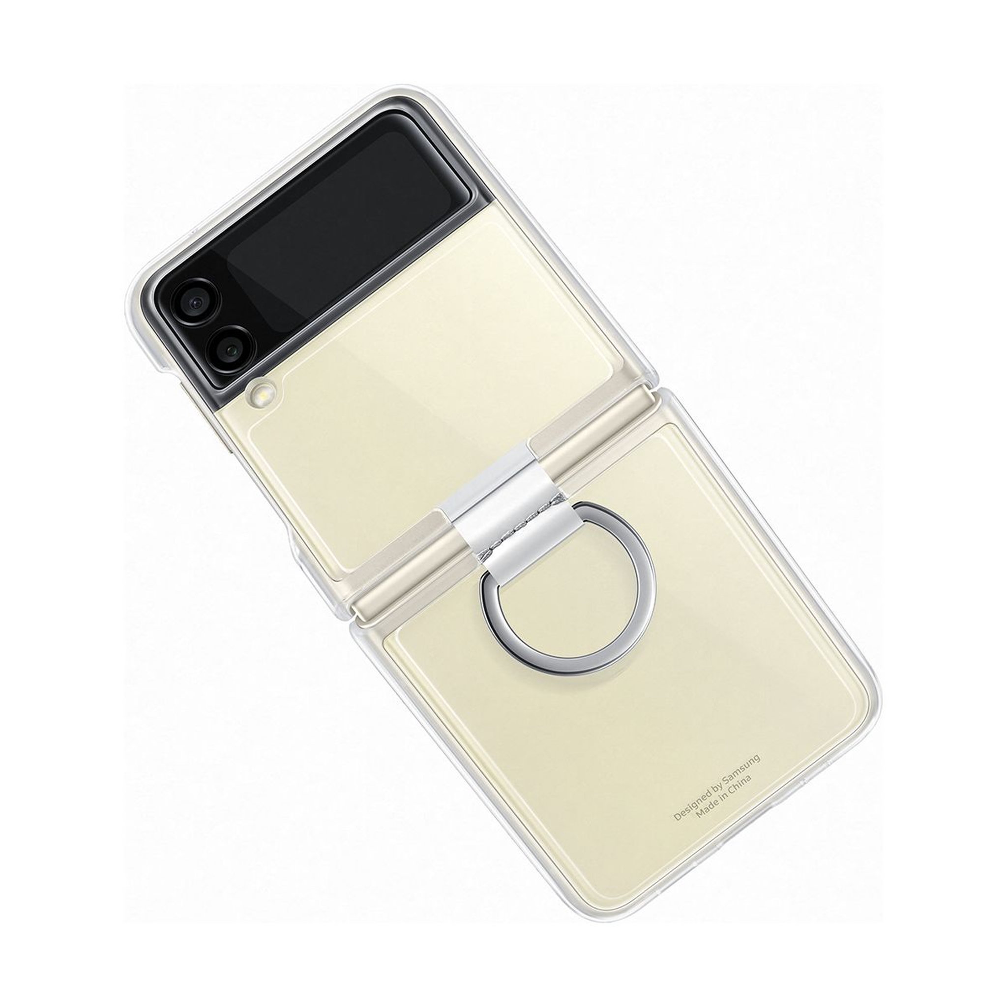 Voir la diapositive 1 : Samsung Coque Z Flip 3 laniere transparent
