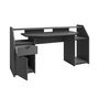 Voir la diapositive 5 : Bureau droit spécial gaming avec large plateau et leds L180cm GAMER
