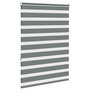 Voir la diapositive 4 : VIDAXL Store zebre gris fonce largeur du tissu 100,9 cm polyester
