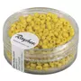 Rayher Rocailles, 2,6 mm ø, opaques, jaune, boîte 17 g