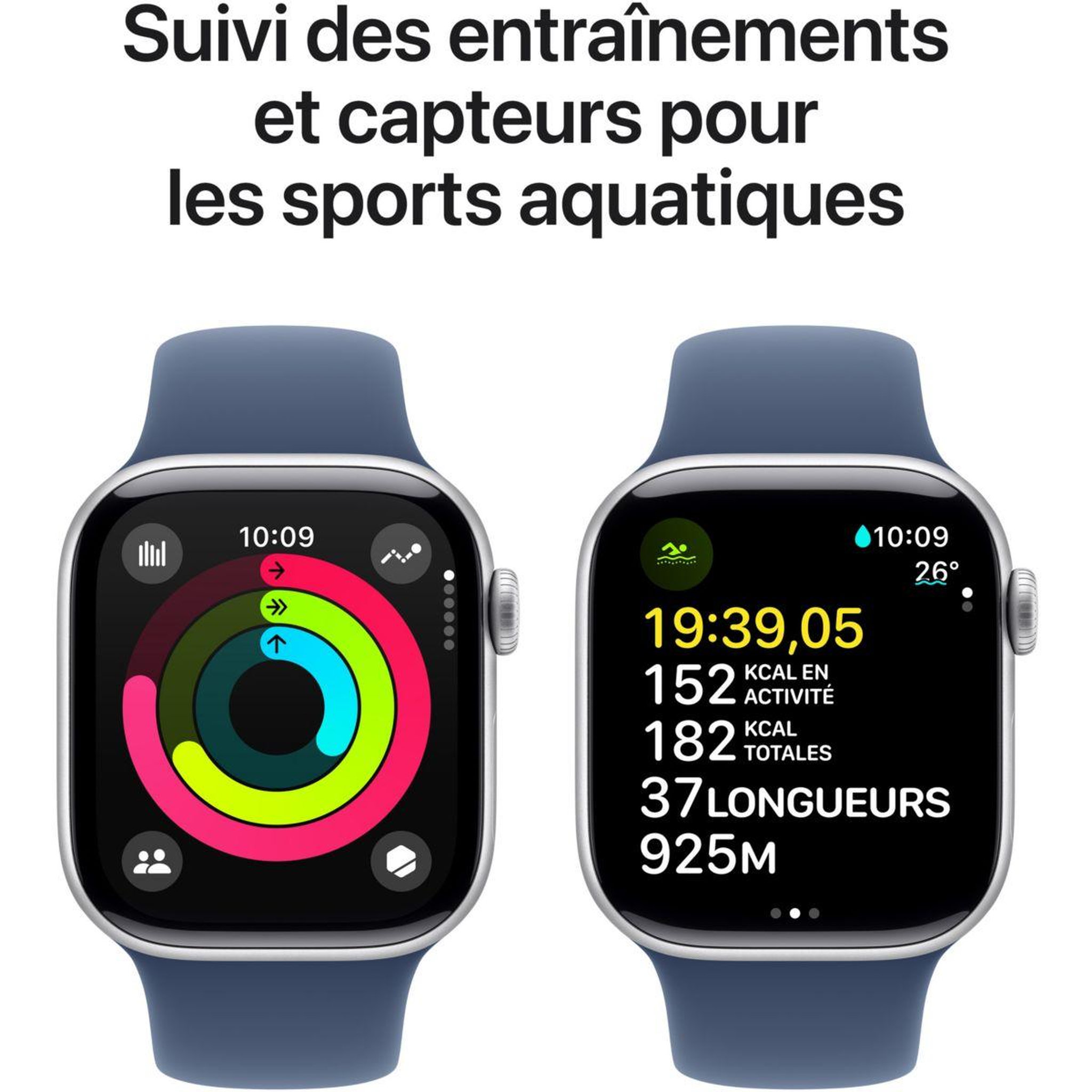Voir la diapositive 4 : APPLE Montre connectée Serie 10 42mm Alu/Argent M/L Cellular