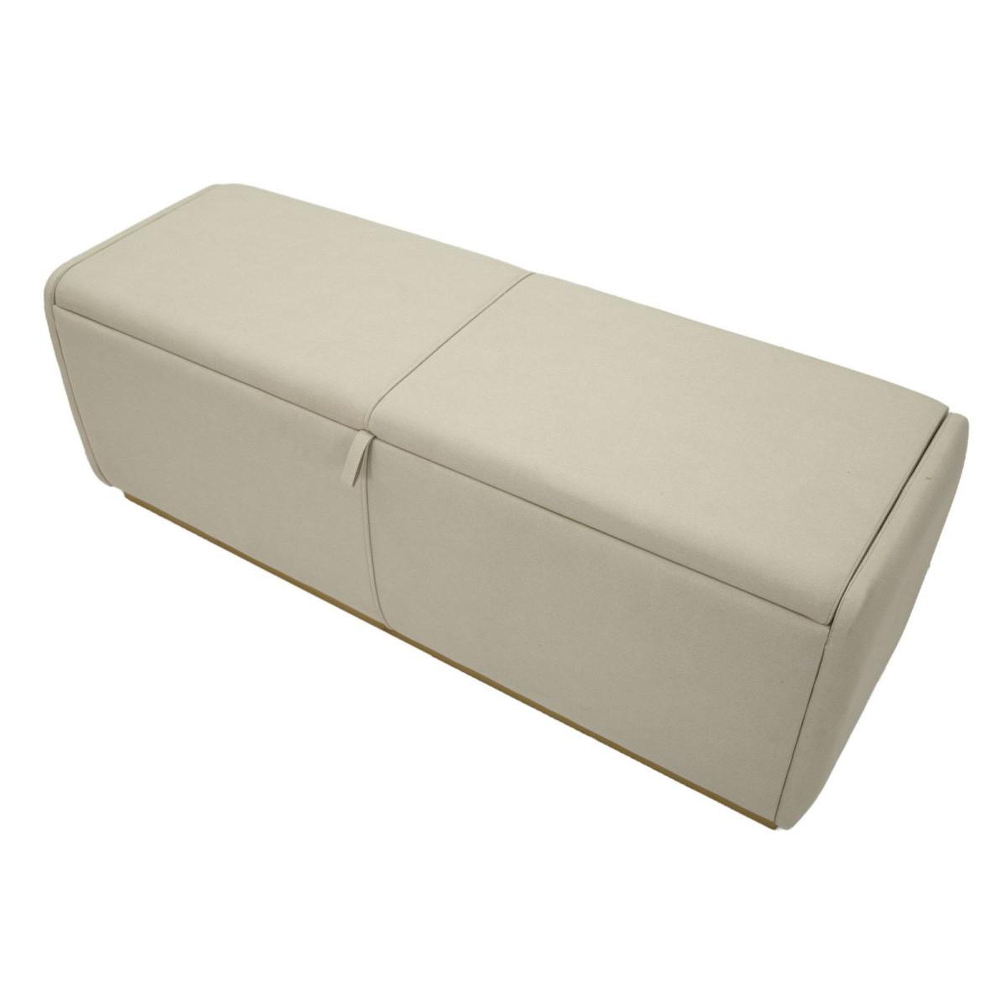 Voir la diapositive 5 : Paris Prix Banc coffre design  beauty  130cm crème