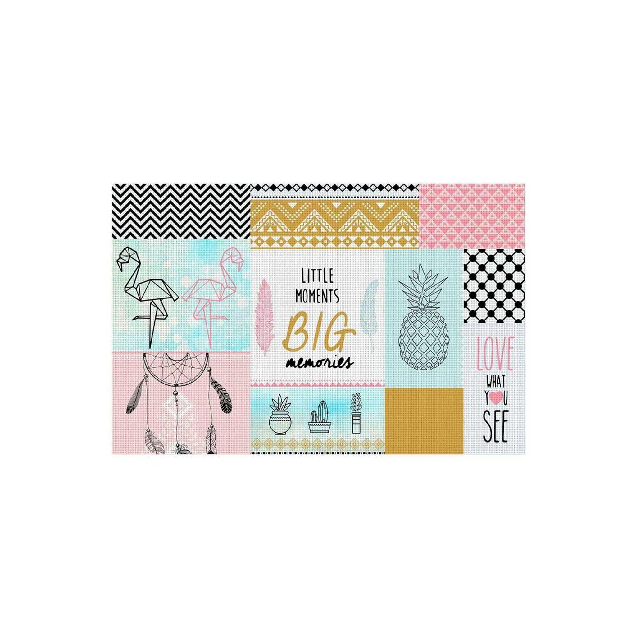 Douceur d'Intérieur Set de table  optima  28x43cm multicolore
