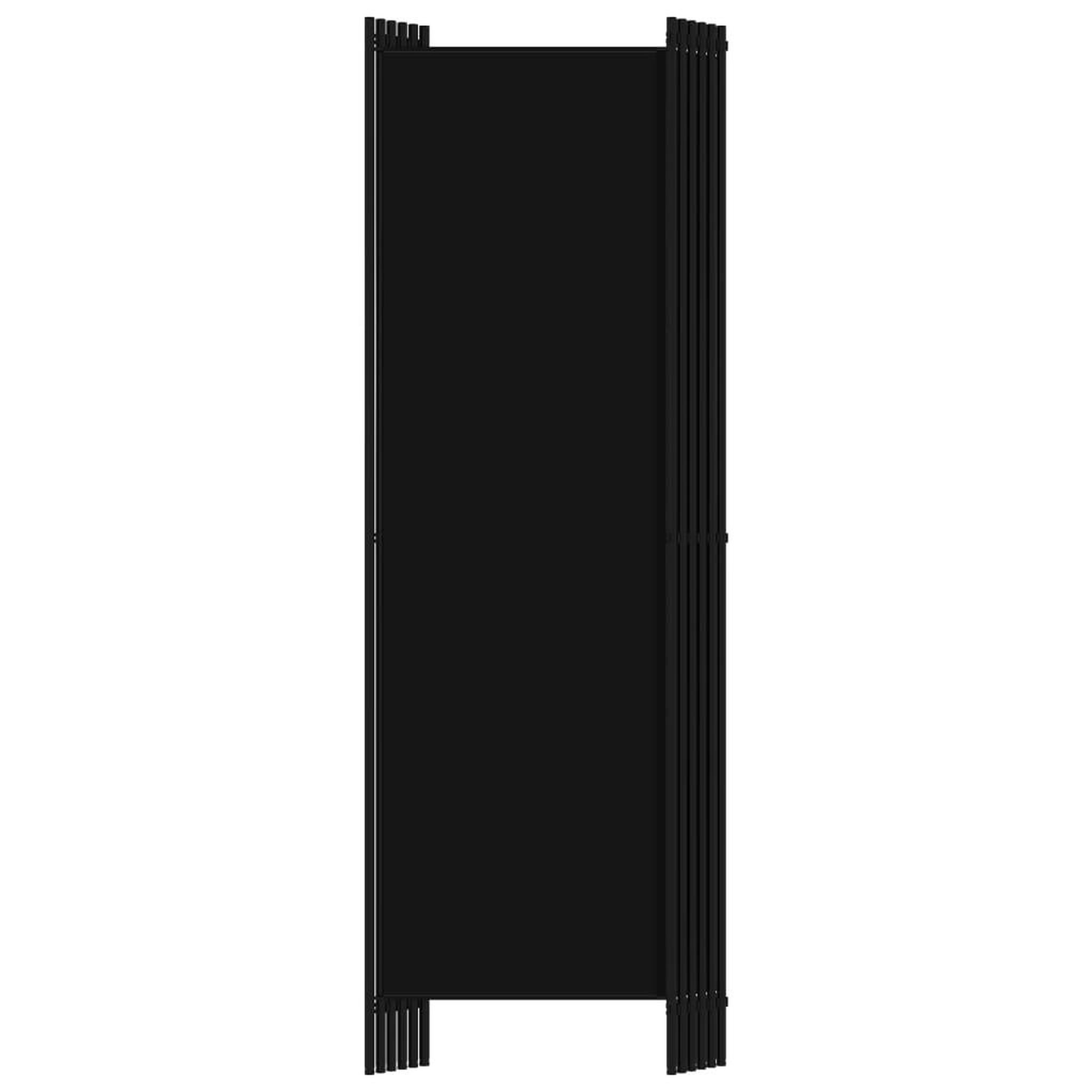 Voir la diapositive 4 : VIDAXL Cloison de separation 6 panneaux Noir 300x180 cm