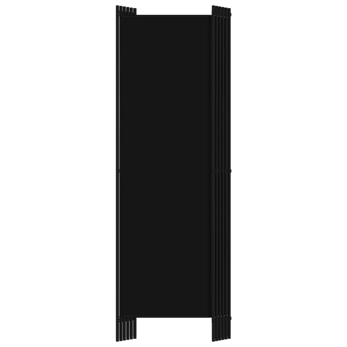 VIDAXL Cloison de separation 6 panneaux Noir 300x180 cm