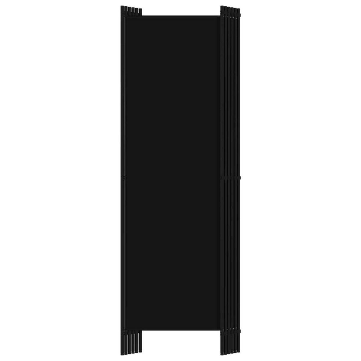 VIDAXL Cloison de separation 6 panneaux Noir 300x180 cm