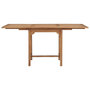 Voir la diapositive 5 : VIDAXL Table extensible de jardin (110-160)x80x75 cm Teck solide