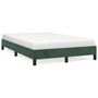 Voir la diapositive 2 : VIDAXL Cadre de lit sans matelas vert fonce 120x190 cm velours