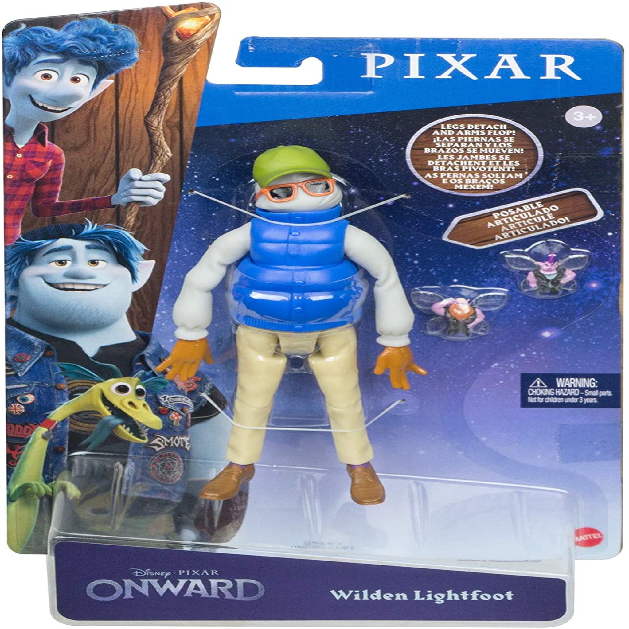 Voir la diapositive 1 : MATTEL Figurine articulée Disney Pixar En avant 17 cm