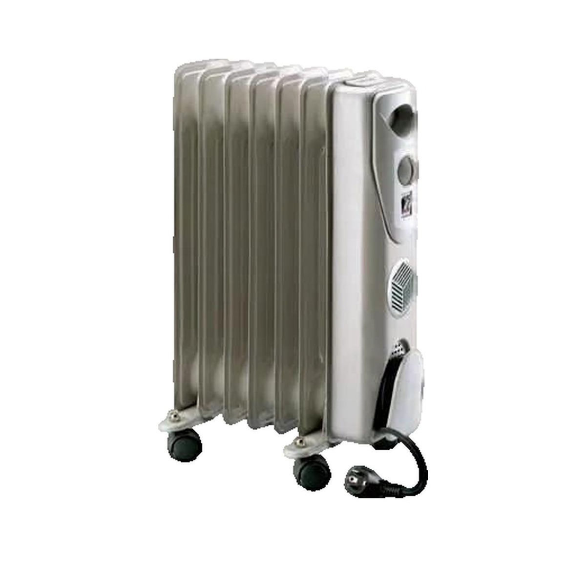 Plein air Radiateur à bain d'huile plein-air modèle 8008004097851 blanc