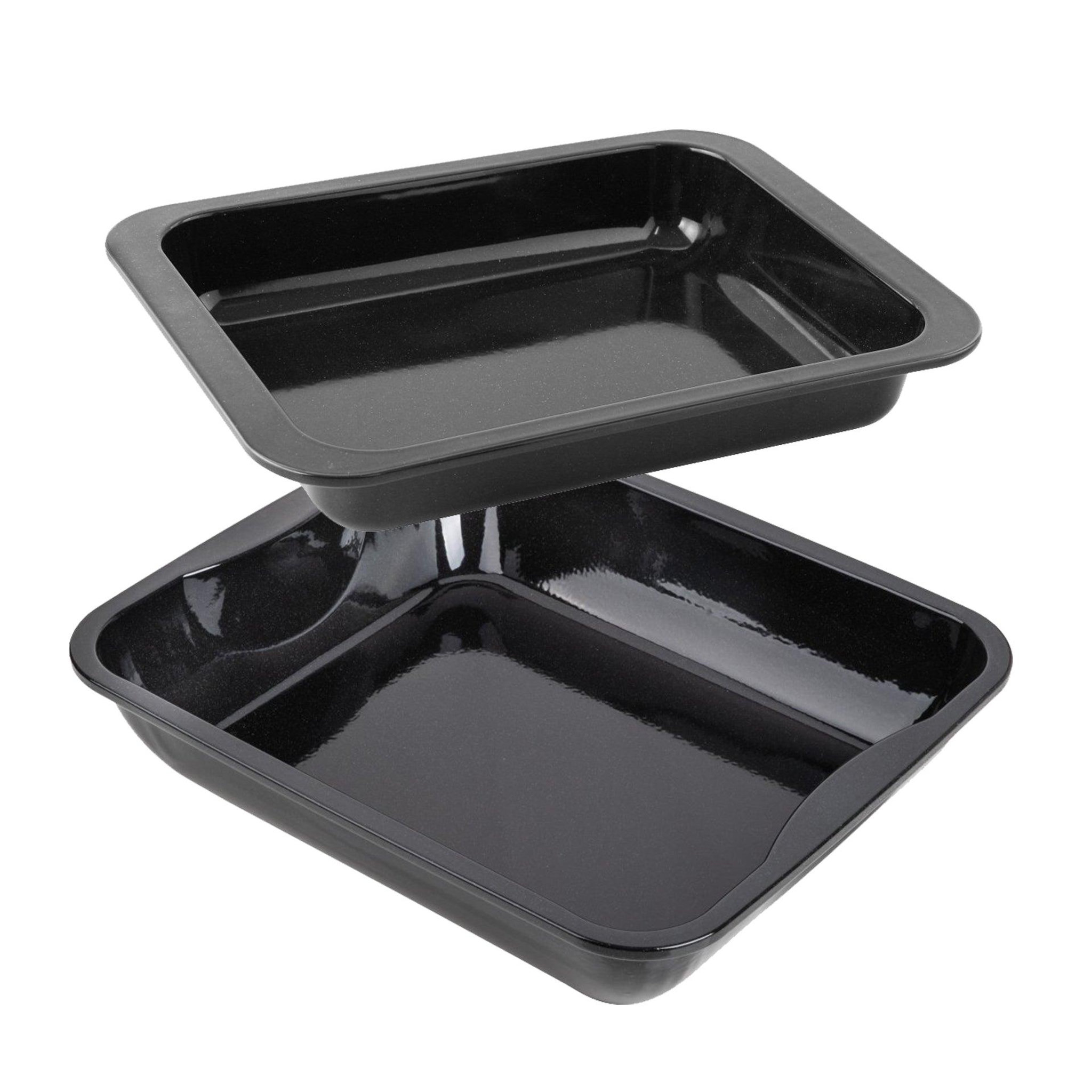 ZENKER Lot de 2 plats à four rectangulaires 40 x 34 cm et 33 x 25 cm zenker special cooking