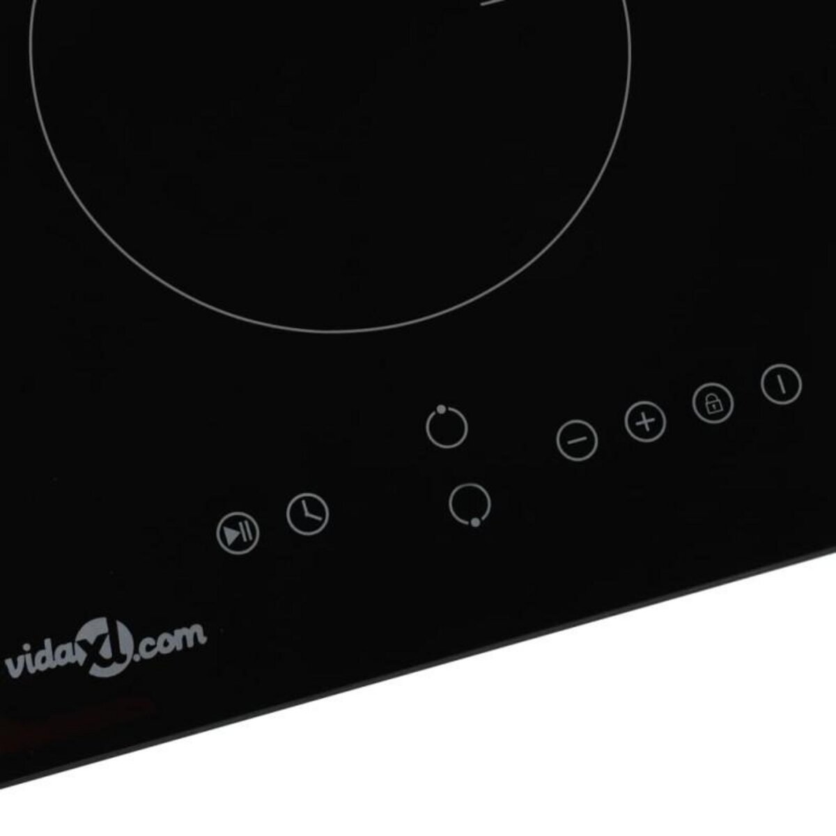 VIDAXL Plaque de cuisson à induction 2 brûleurs Contrôle tactile 3500W