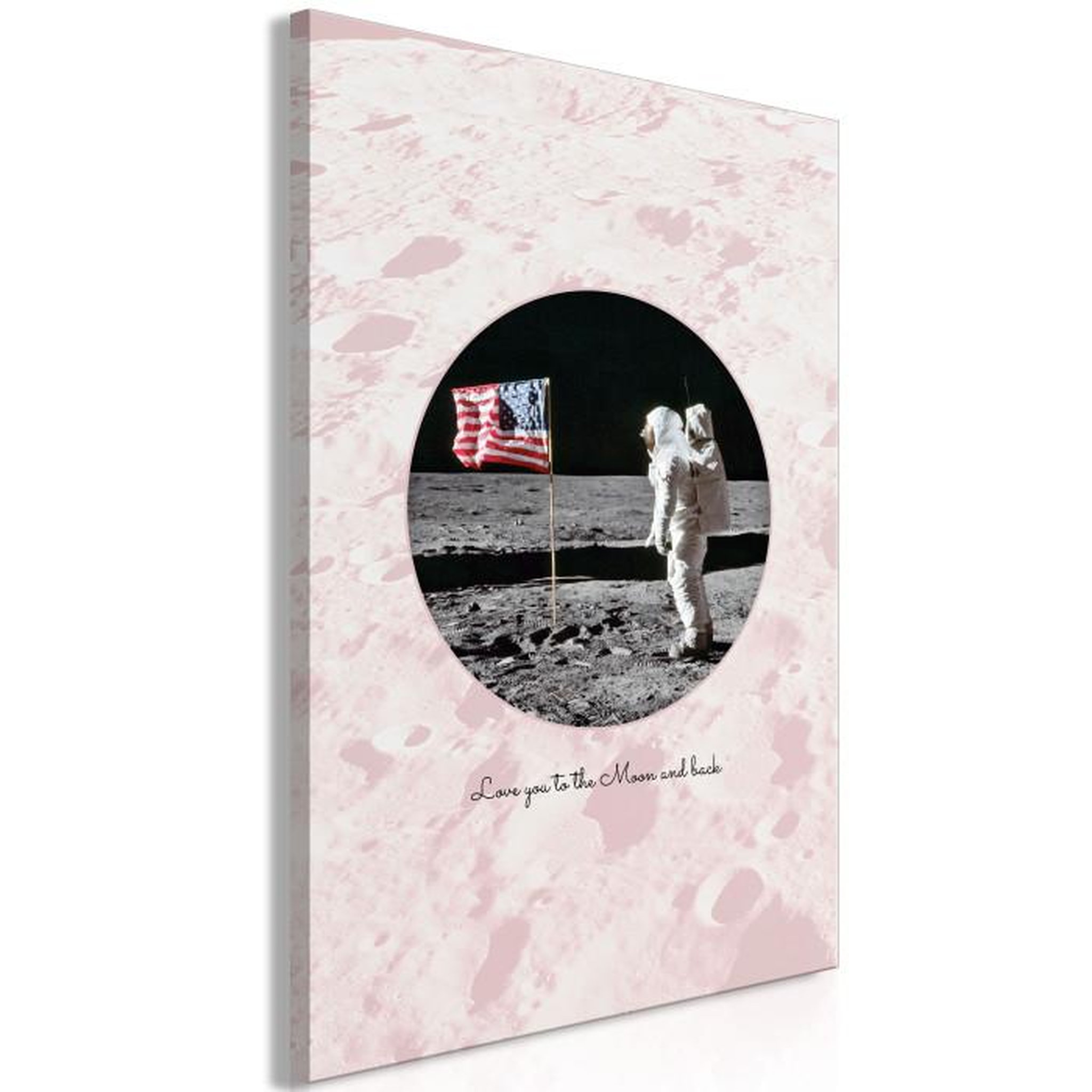 Paris Prix Tableau Imprimé  Love You To the Moon & Back. Coloris disponibles : Multicolore