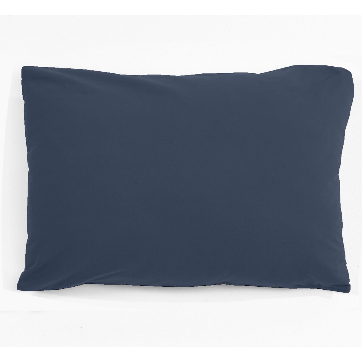 Taie d'oreiller unie en coton 51 fils 