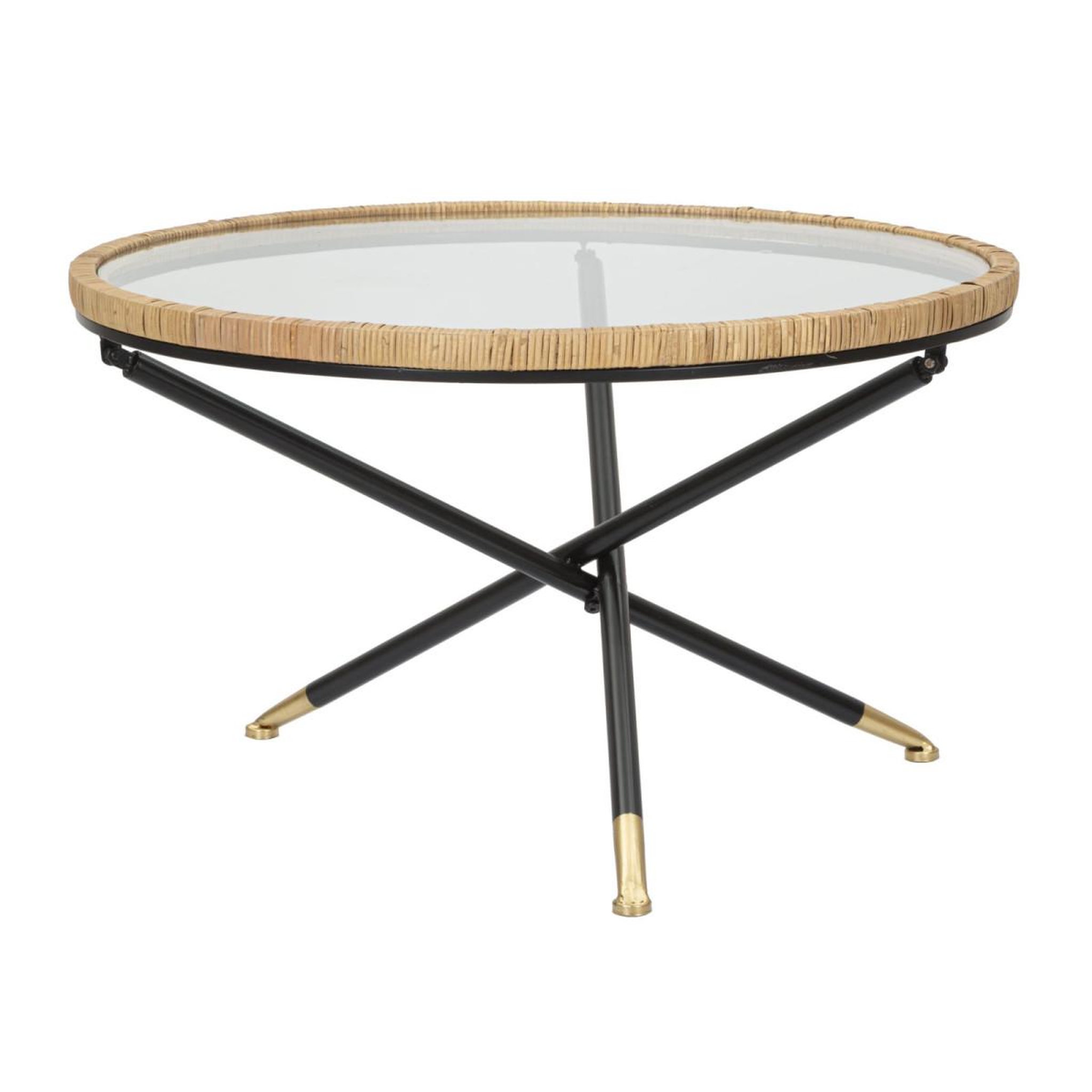Paris Prix Table basse ronde  st barth  80cm multicolore