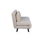 Voir la diapositive 3 : Paris Prix Canapé Convertible en Velours  Vicky  120cm Beige Clair