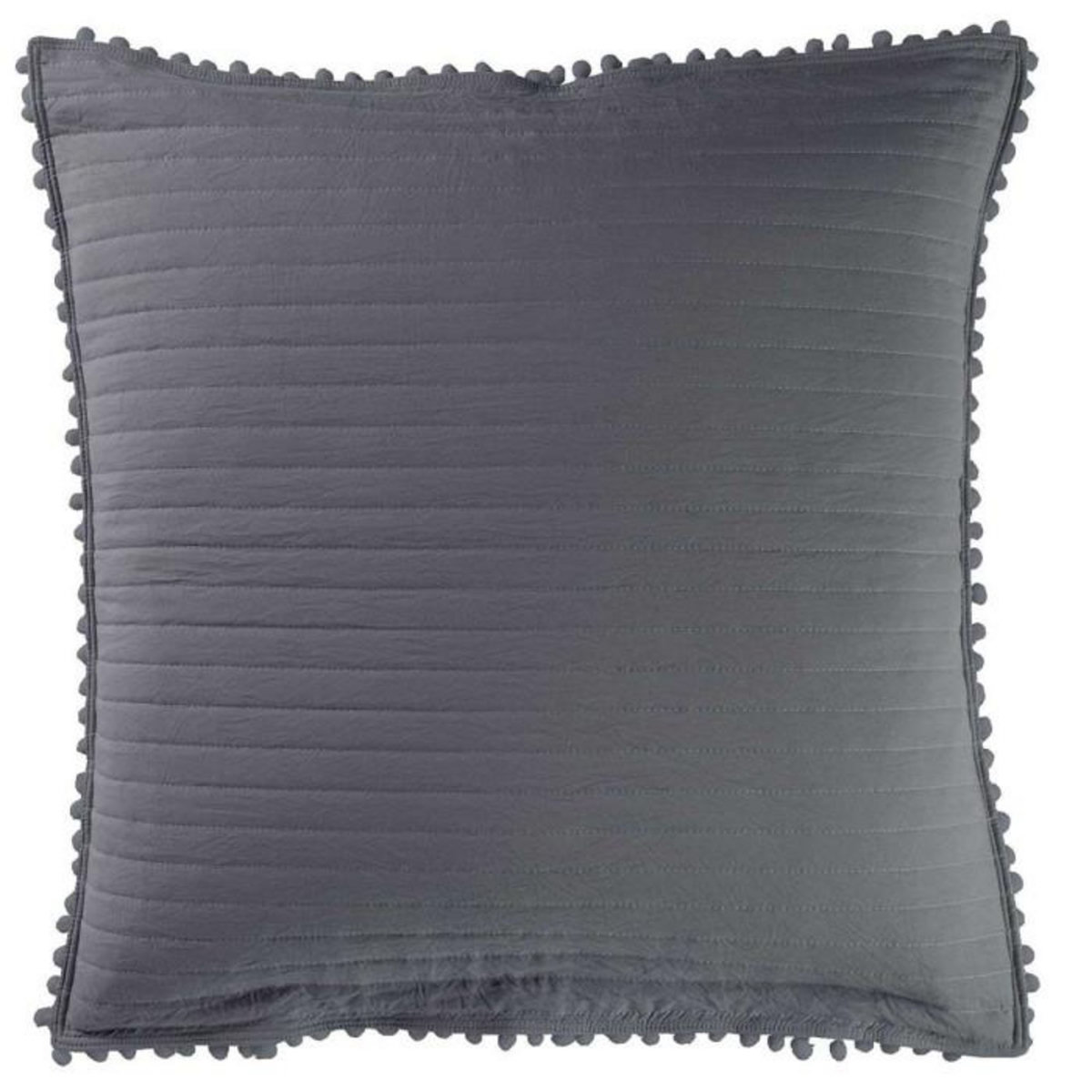 Paris Prix Housse de Coussin  Dorinette  60x60cm Anthracite