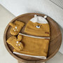 Voir la diapositive 6 : Petit Béguin Ensemble bonnet, moufles et cache-cou enfant en tricot Charly