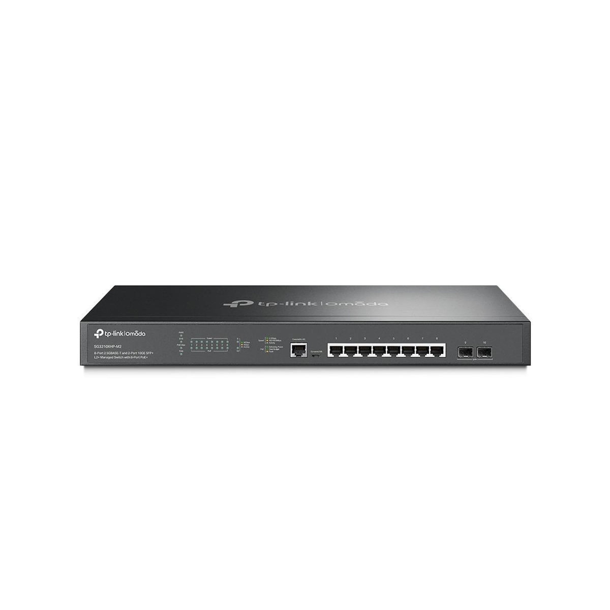 TP-LINK Switch géré TP-Link JetStream TL-SG3210XHP-M2 avec 8 ports 2.5G PoE+ et 2 ports 10G SFP+