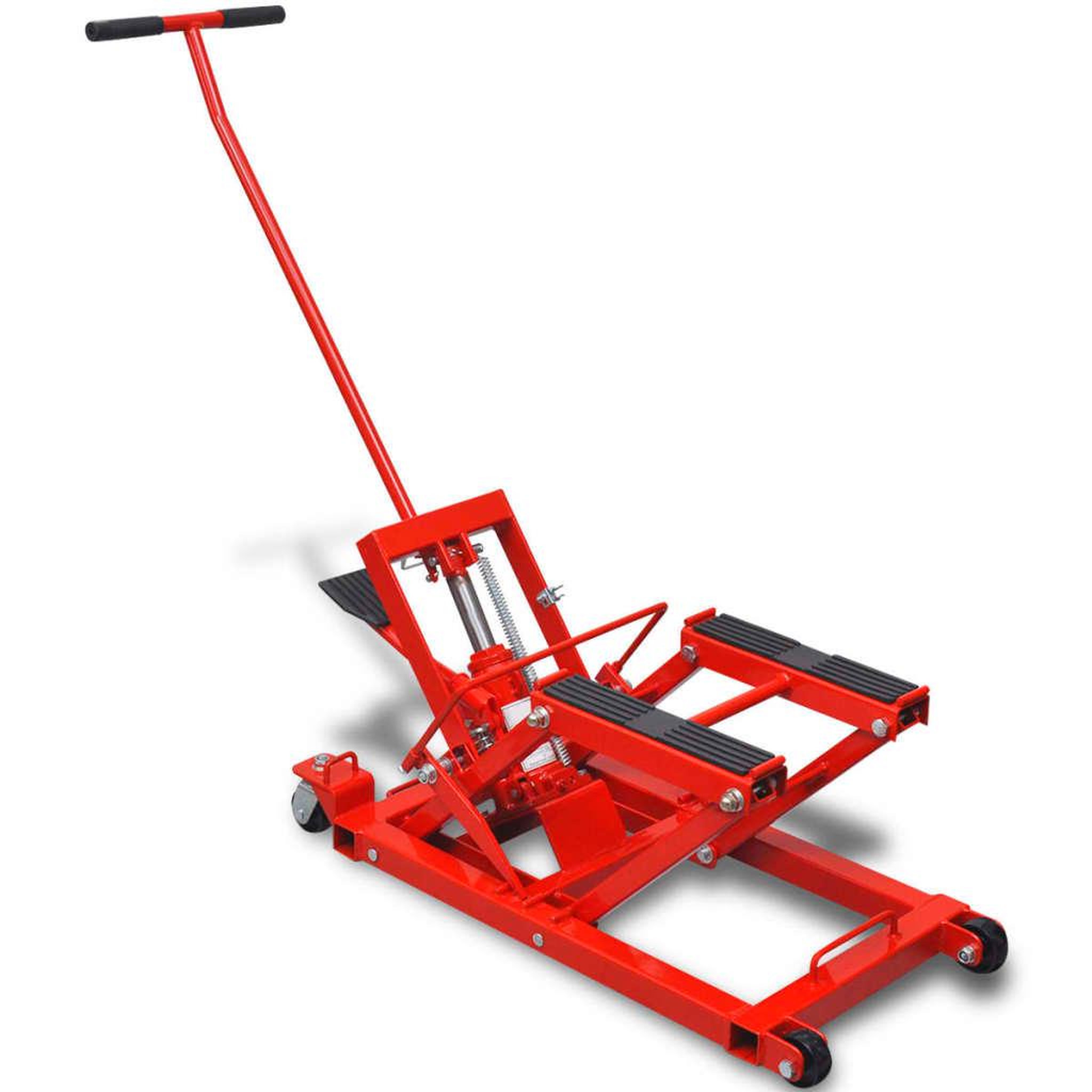 VIDAXL Cric hydraulique de moto / vtt 680 kg rouge