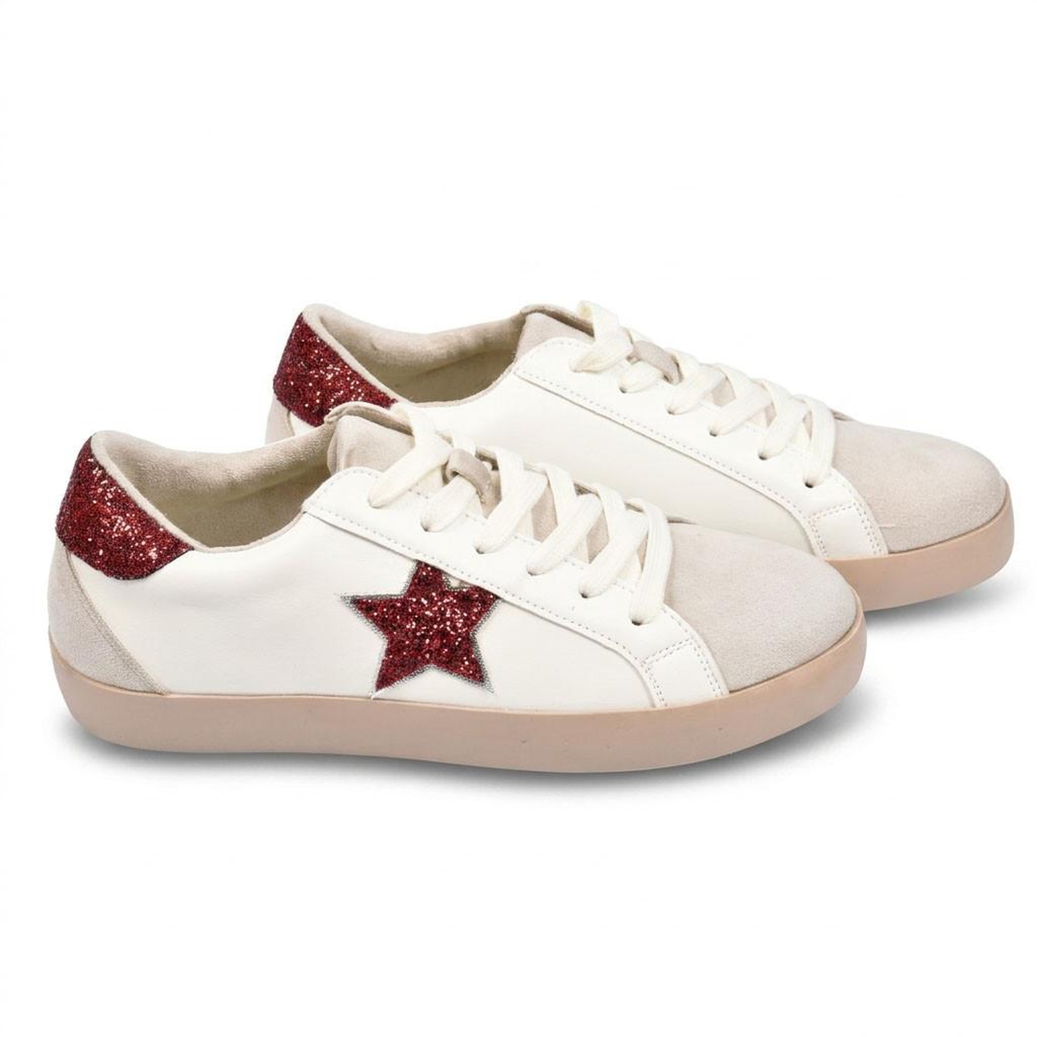 Voir la diapositive 3 : OZABI OZABI Sneakers Étoile Femme Glitter Plateforme MMXXIV