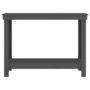 Voir la diapositive 5 : VIDAXL Banc de travail Gris 110x50x80 cm Bois de pin massif