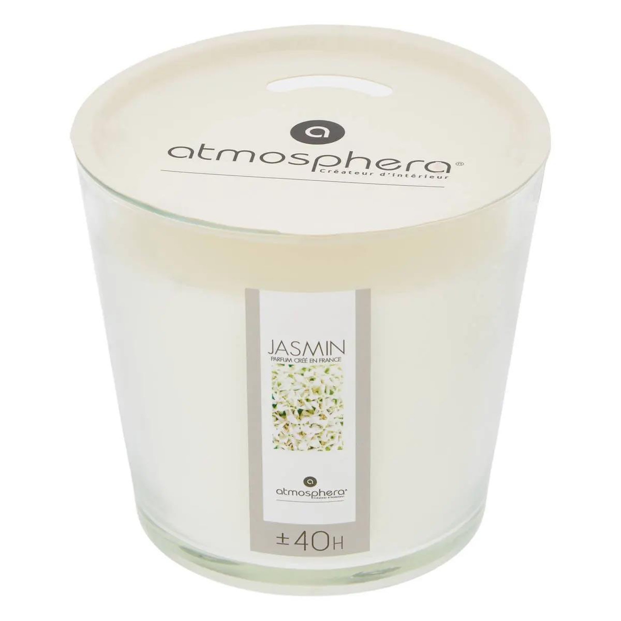 Voir la diapositive 2 : COMPTOIR DE LA BOUGIE Bougie parfumée  nina  500g jasmin