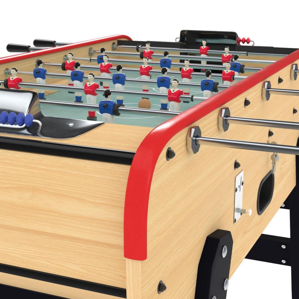 MISTER BABYFOOT Baby foot avec monnayeur en bois clair - Bistrot