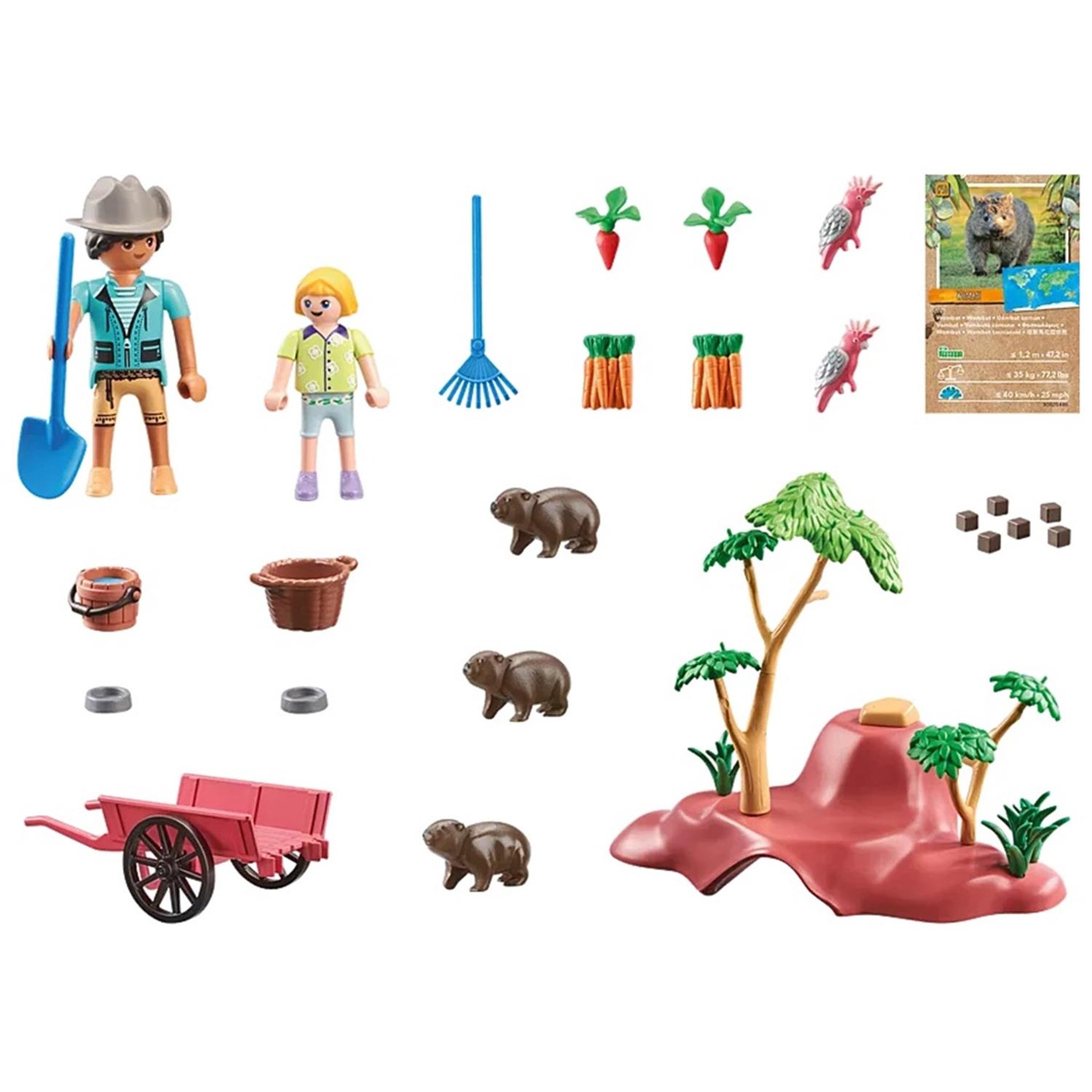 Voir la diapositive 4 : PLAYMOBIL Wiltopia Terriers de wombats