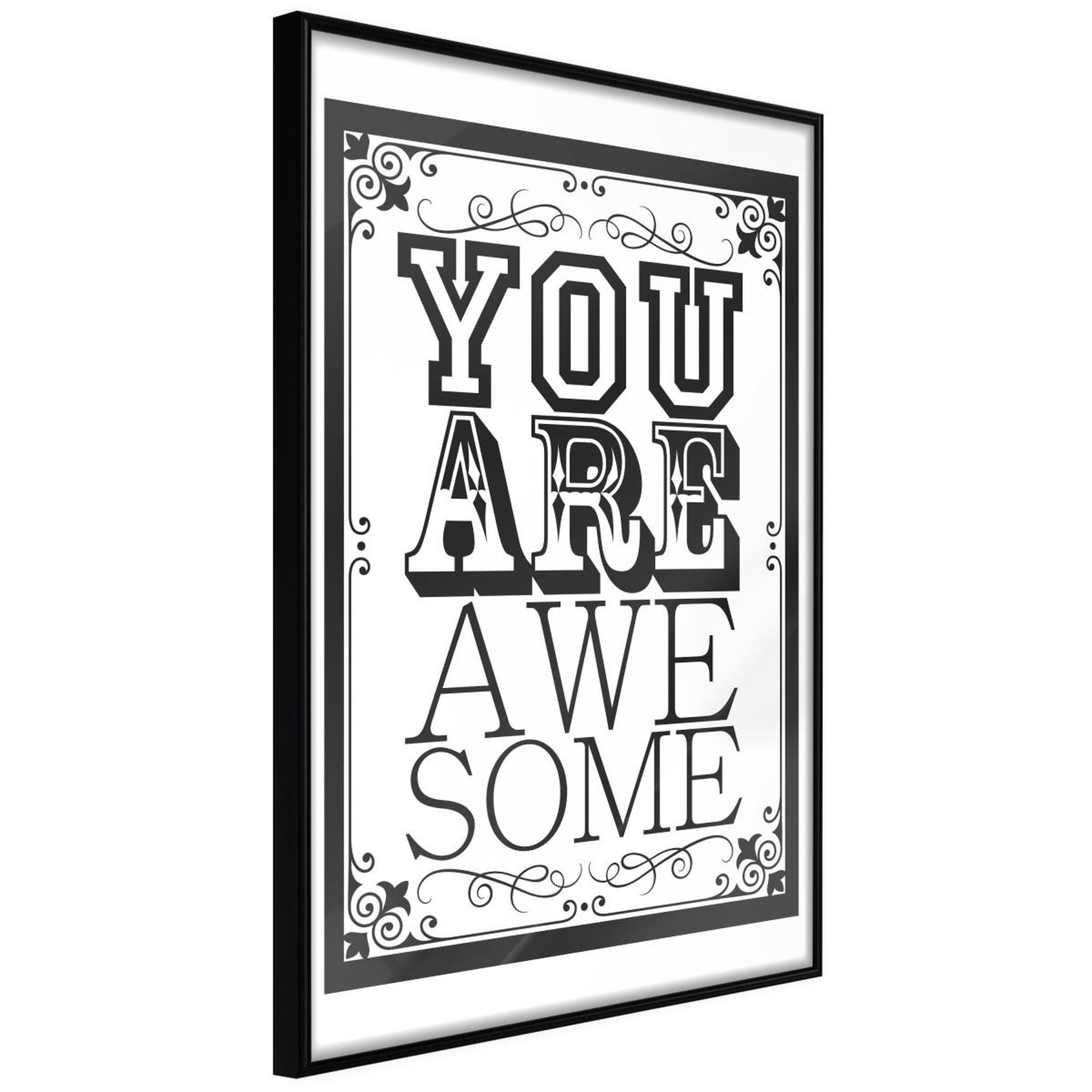 Paris Prix Affiche murale encadrée  you are awesome