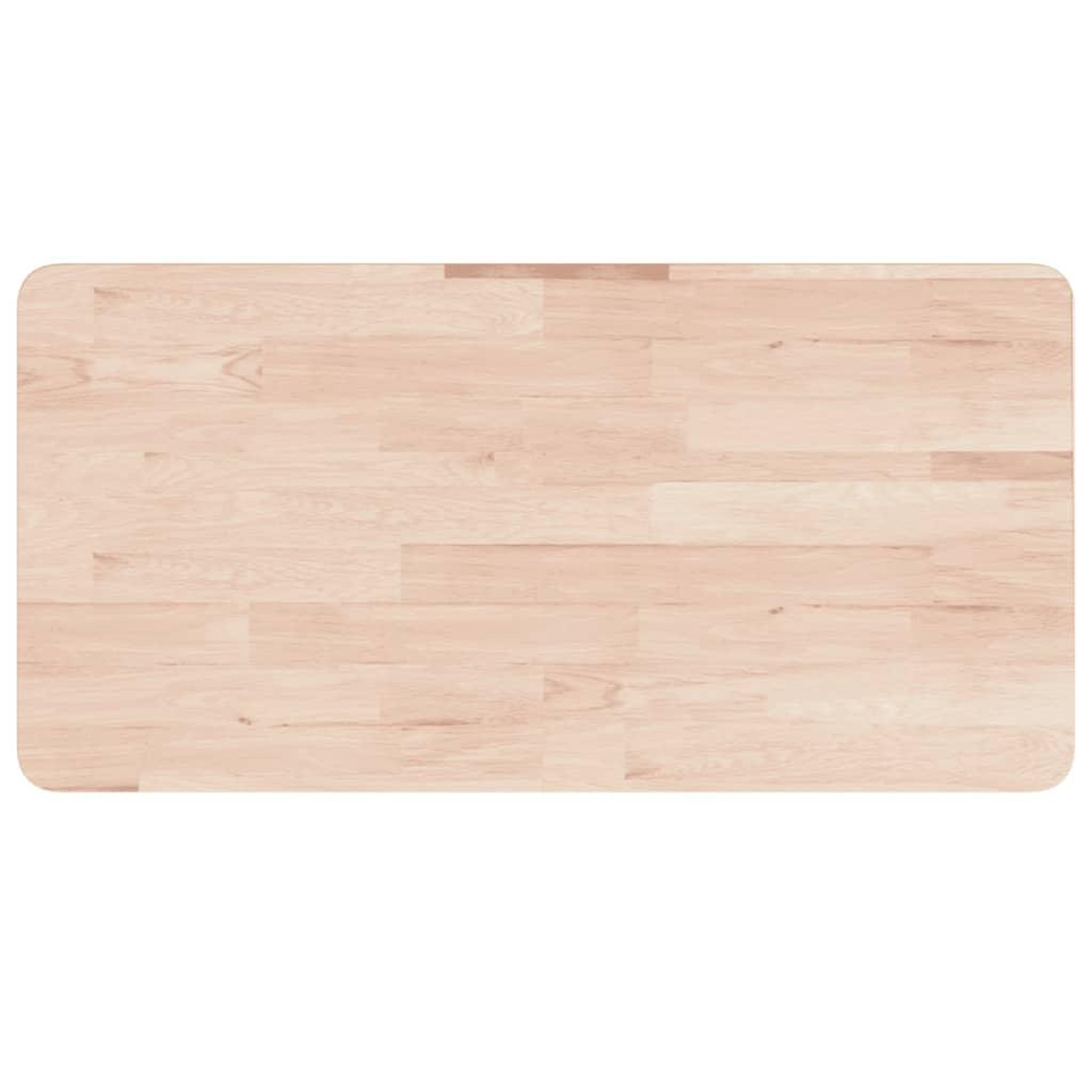 Voir la diapositive 2 : VIDAXL Comptoir de salle de bain 100x60x4 cm Bois massif non traite