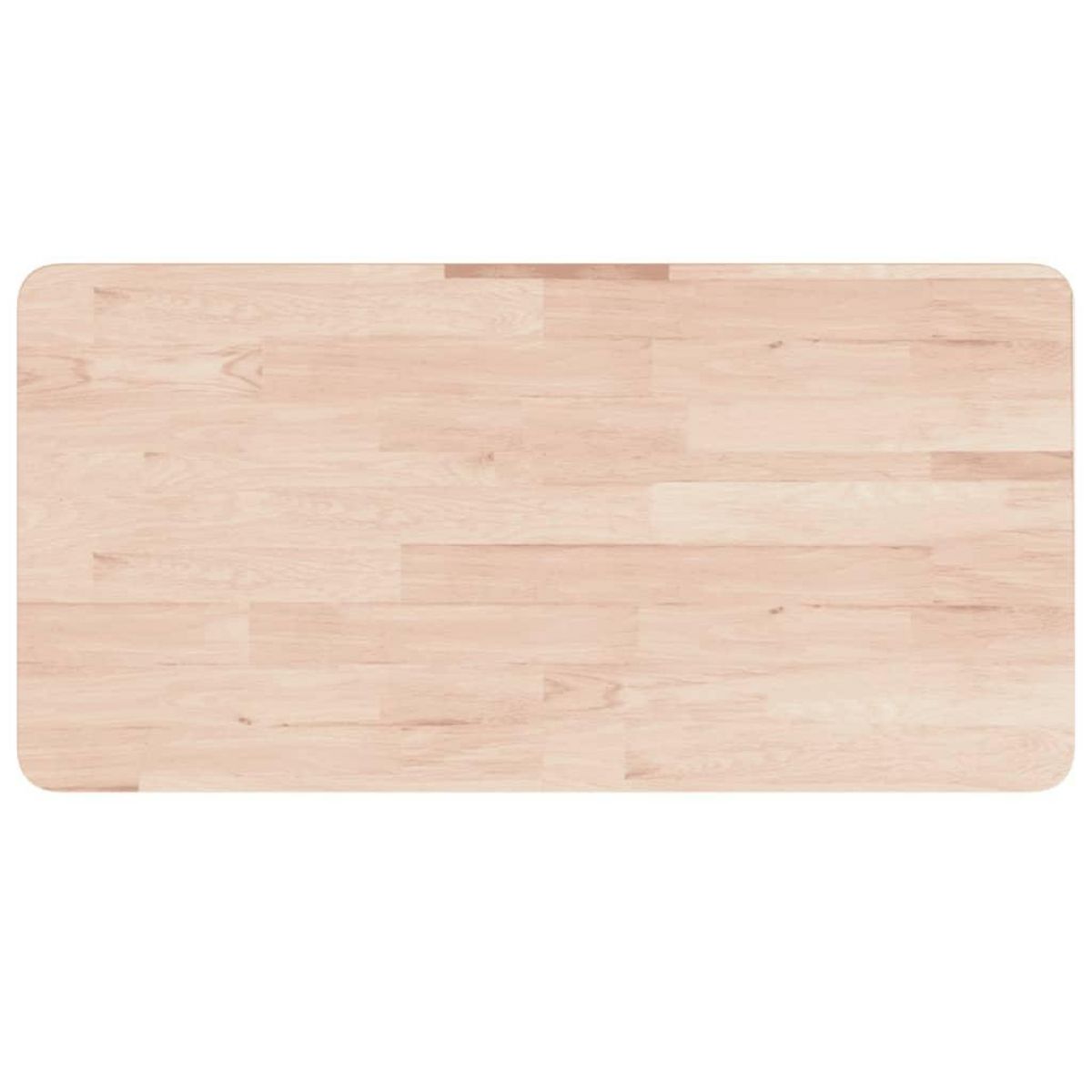 VIDAXL Comptoir de salle de bain 100x60x4 cm Bois massif non traite