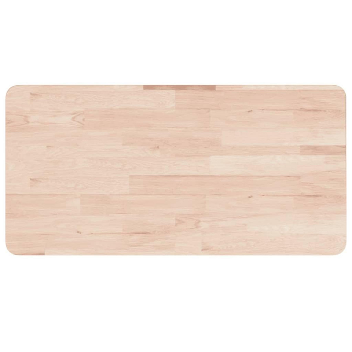 VIDAXL Comptoir de salle de bain 100x60x4 cm Bois massif non traite