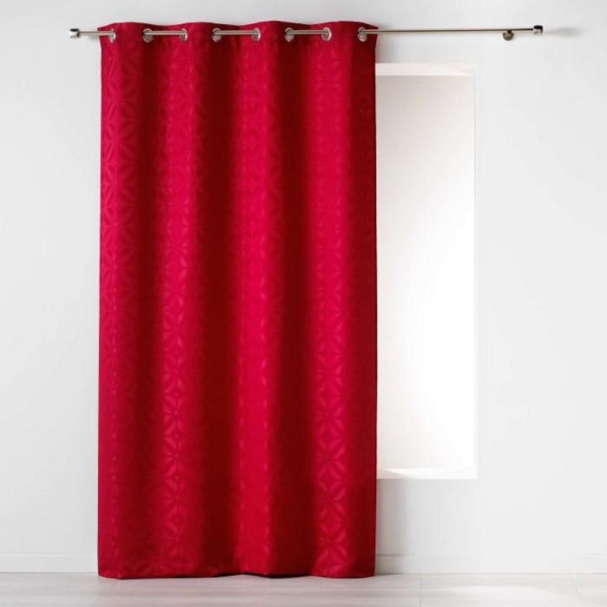 Paris Prix Rideau à Oeillets  Majestic  140x260cm Rouge