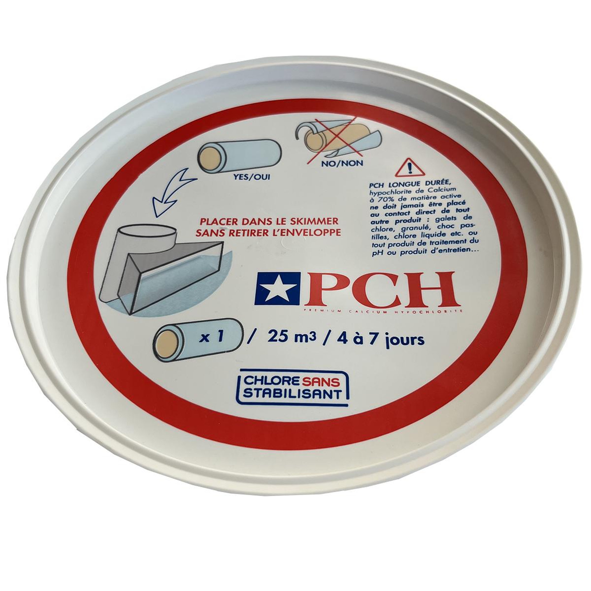 Voir la diapositive 4 : Pch Chlore lent stick 300g 5.1kg - HYPOCHLORITE CALCIUM LONGUE DUREE