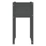 Voir la diapositive 5 : VIDAXL Jardinieres 2 pcs Gris 40x40x81 cm Bois massif de pin