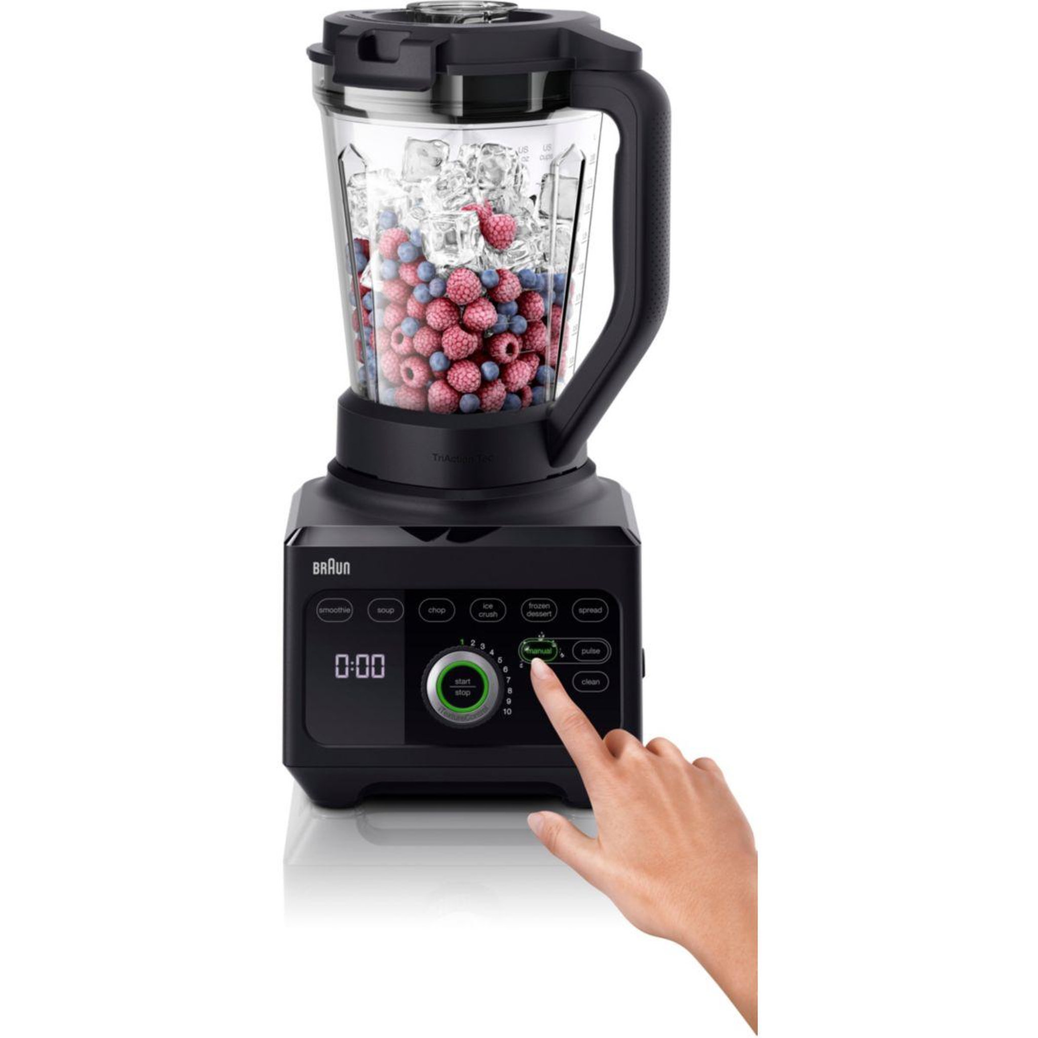 Voir la diapositive 2 : BRAUN Blender jb9040bk powerblend 9 noir