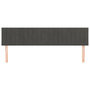 Voir la diapositive 3 : VIDAXL Tetes de lit 2 pcs Gris fonce 100x5x78/88 cm Velours