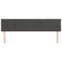 Voir la diapositive 3 : VIDAXL Tetes de lit 2 pcs Gris fonce 100x5x78/88 cm Velours