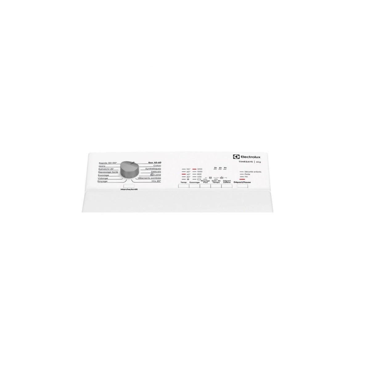 ELECTROLUX Lave-linge top 6kg 1200 tours/min - EWQ6412D