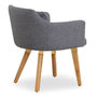 Voir la diapositive 5 : Paris Prix Lot de 2 Fauteuils Scandinave  Alan  70cm Gris Clair