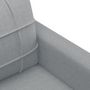 Voir la diapositive 6 : VIDAXL Canapé à 2 places Gris clair 120 cm Tissu