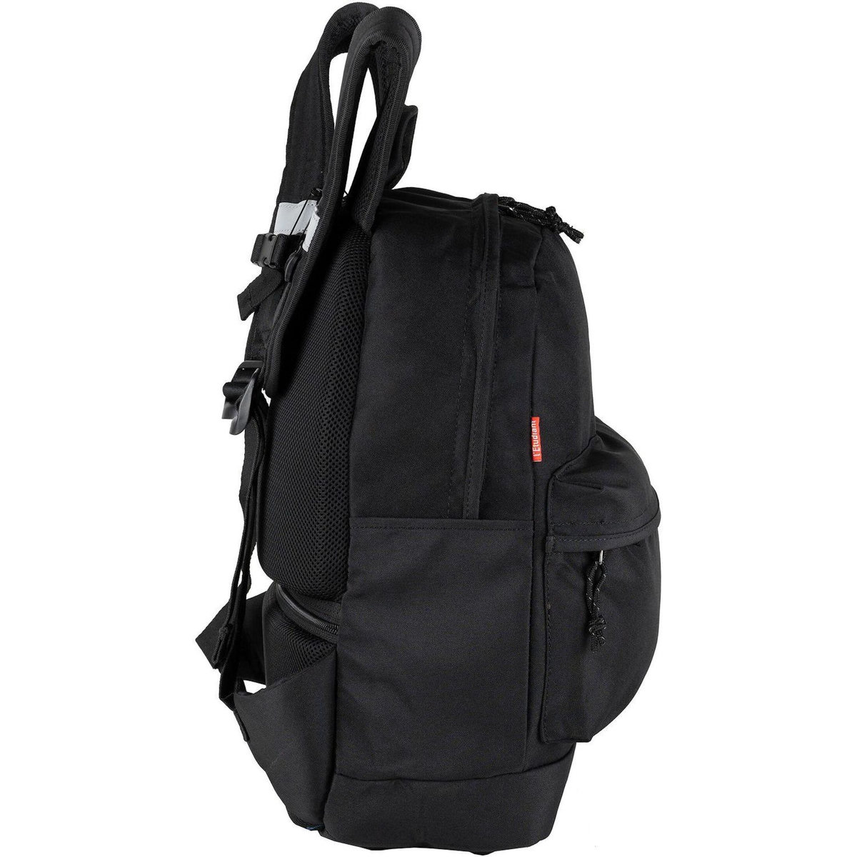 l'étudiant Sac à dos 1 compartiment souple noir