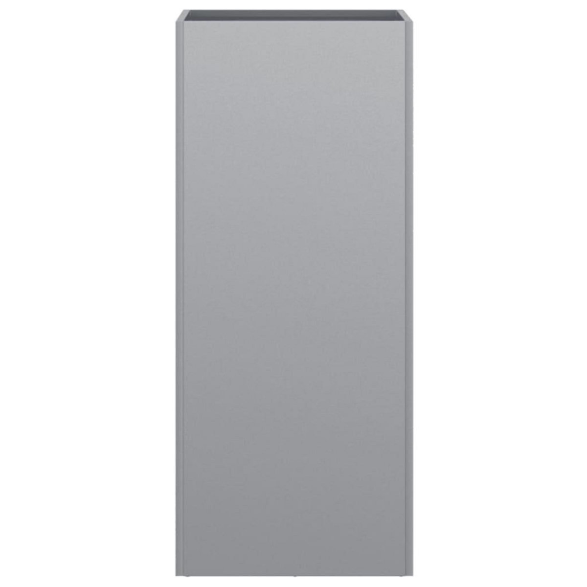 VIDAXL Jardiniere argente 32x29x75 cm acier galvanise