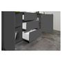 Voir la diapositive 5 : Buffet moderne 2 portes 3 tiroirs 160 cm LUCERA