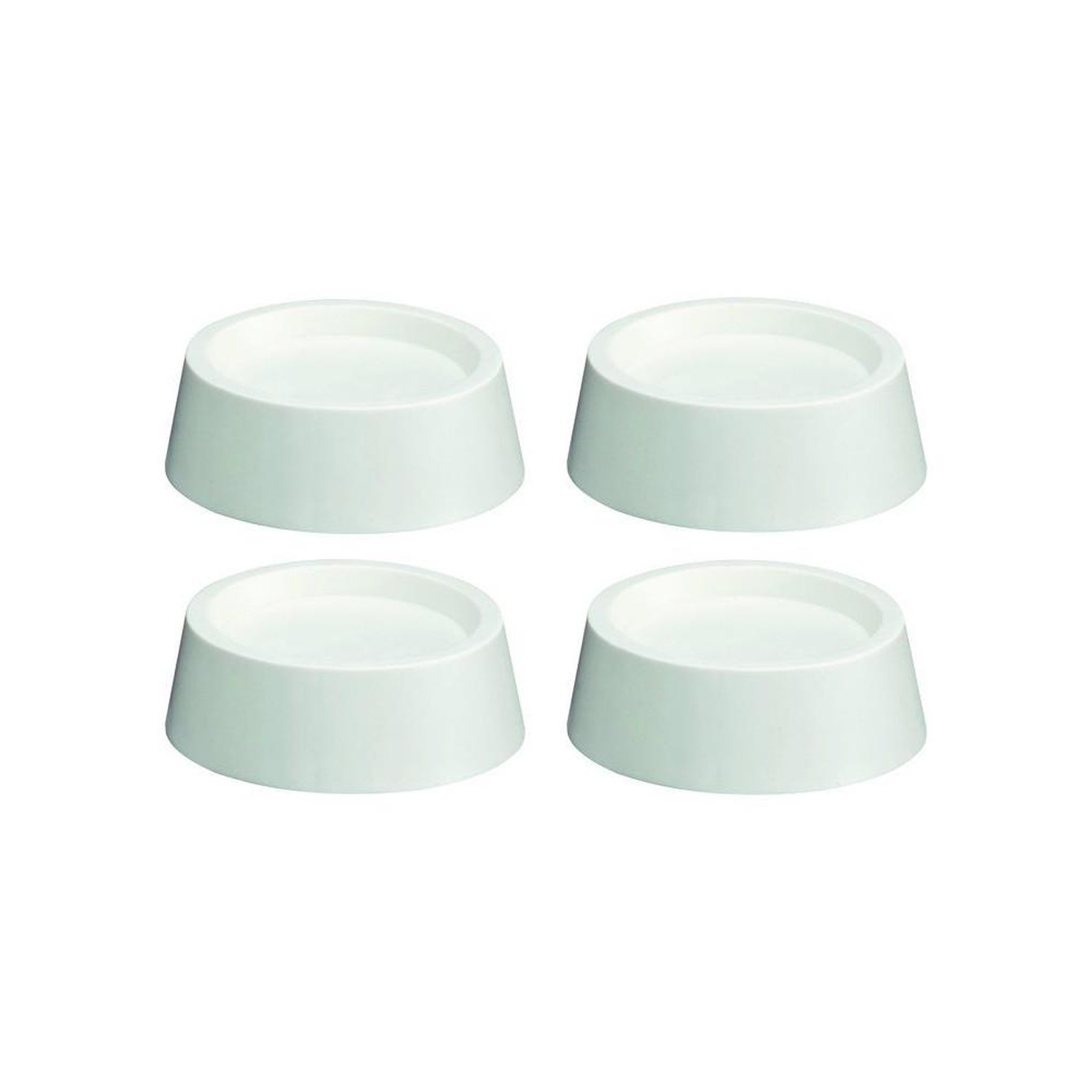 WPRO Patins anti-vibrations sha024 pour lave-linge et sèche-linge, lot de 4, ouverture centrale