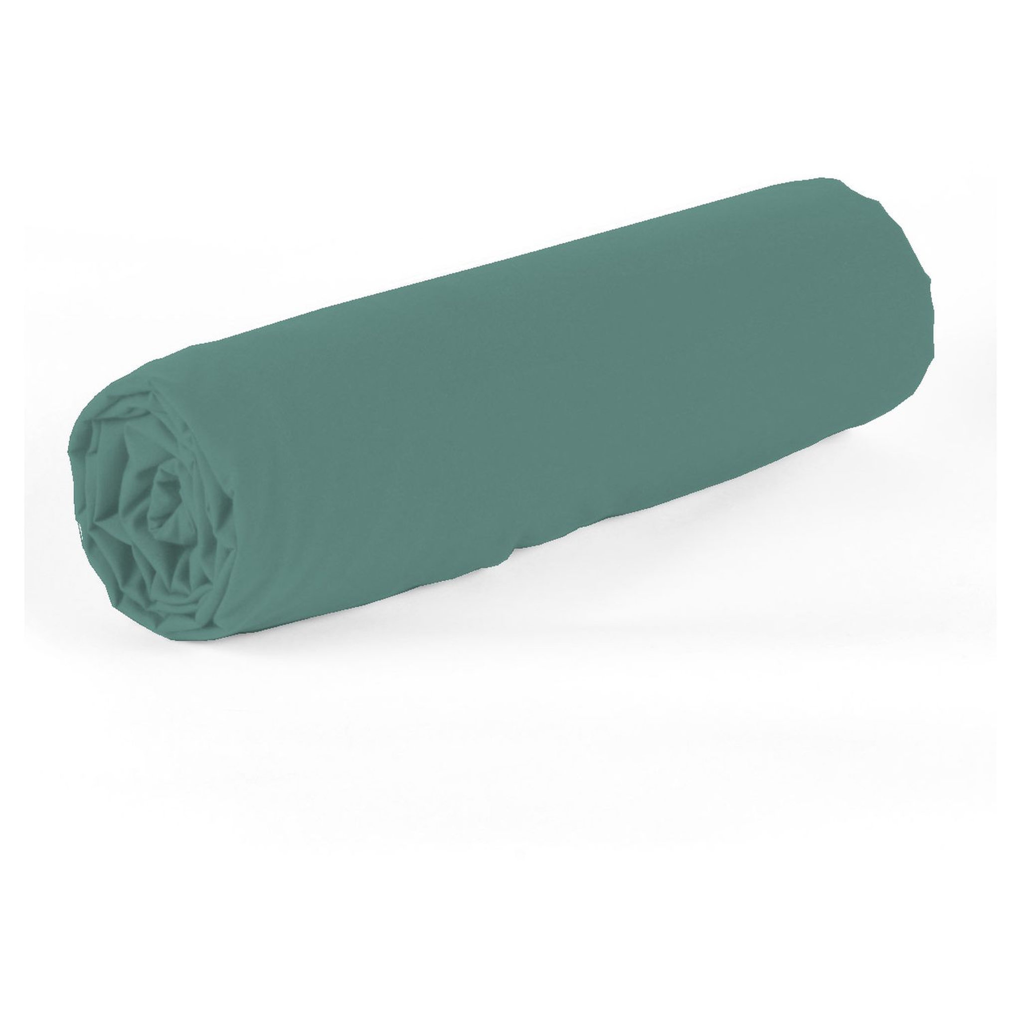 Voir la diapositive 2 : Drap housse uni en coton 47 fils 