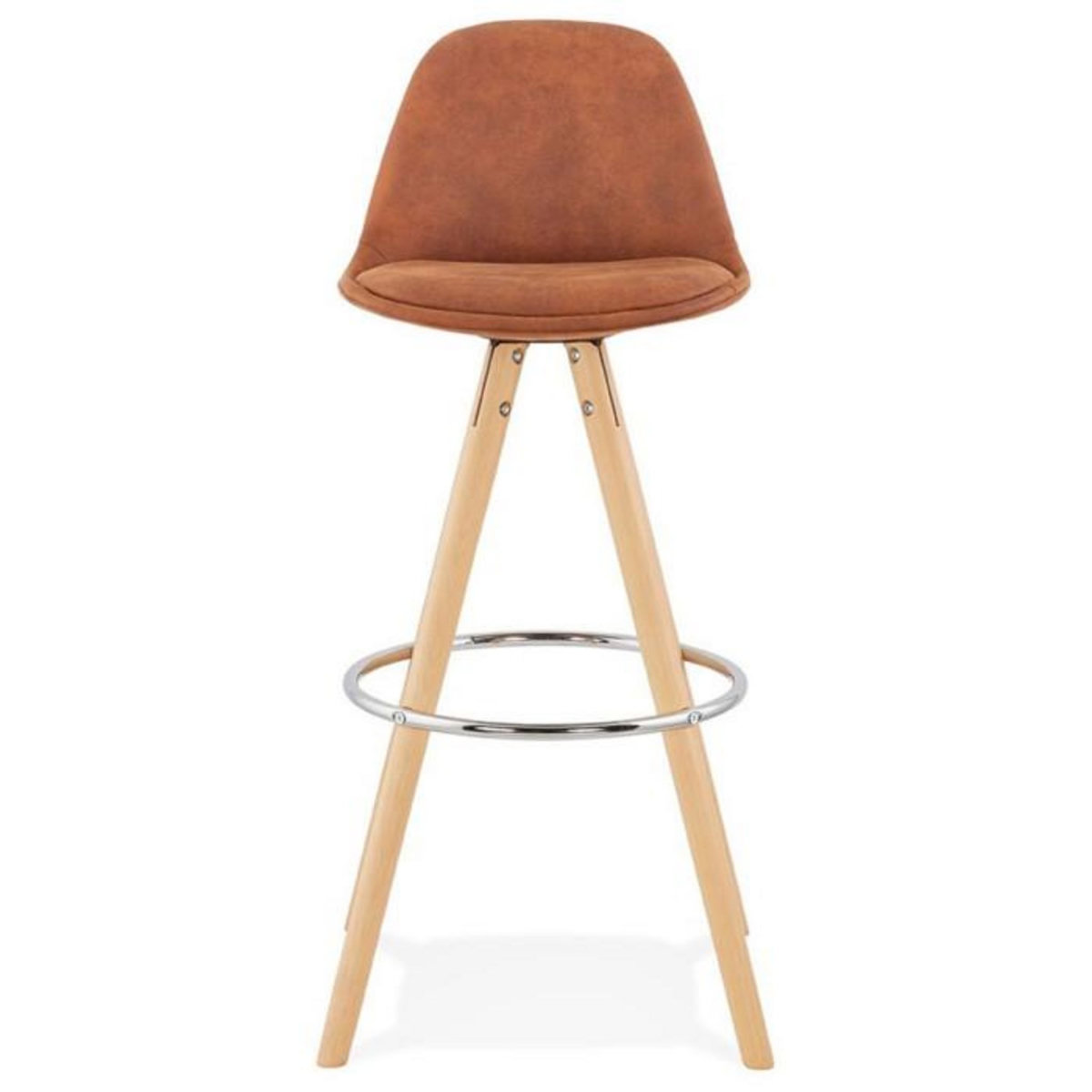 Paris Prix Tabouret de Bar Scandinave  Miro  97cm Marron & Naturel