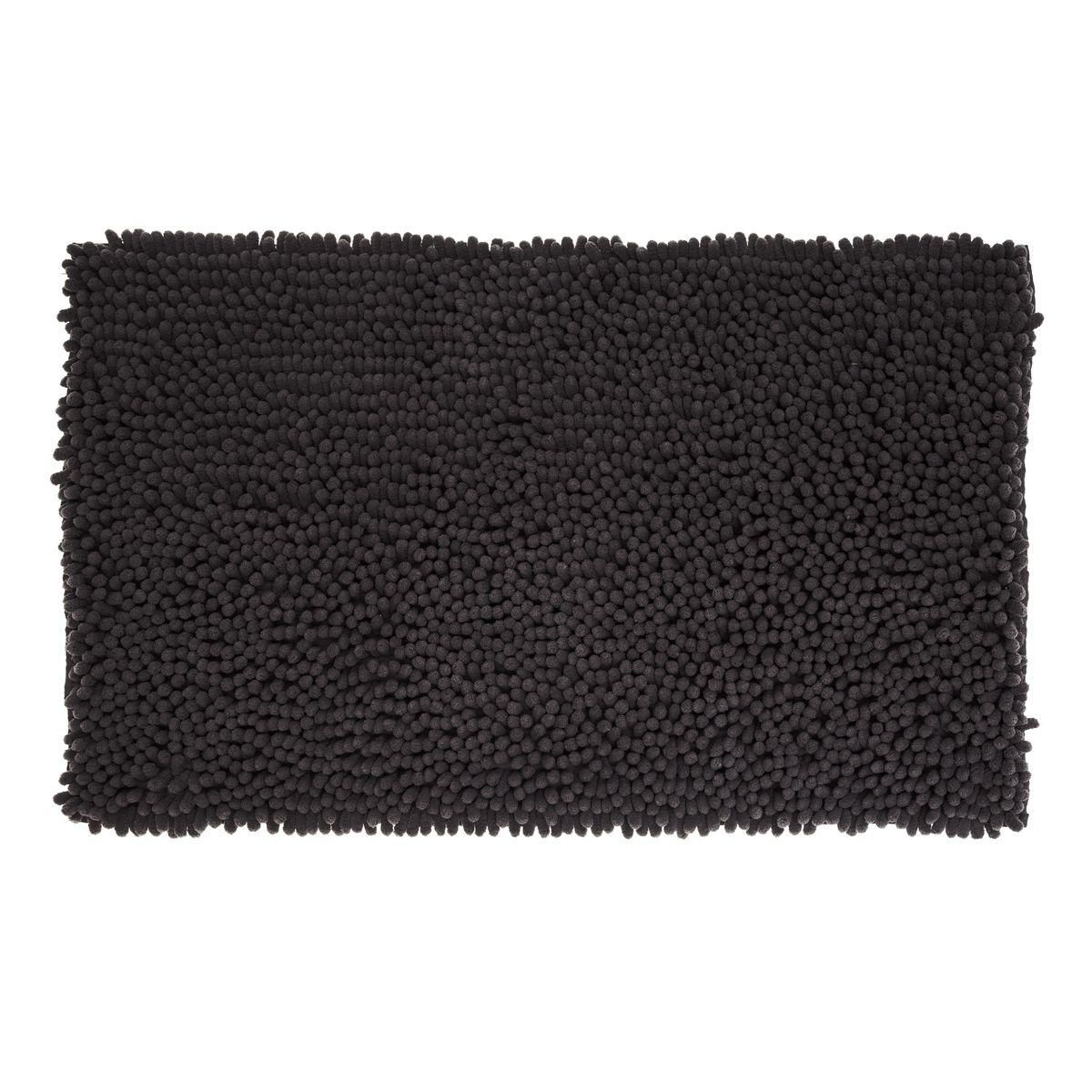 Tapis de bain uni maxi chenille 